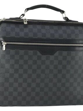 LOUIS VUITTON Damier Grafitte Steve Business Bag 2way